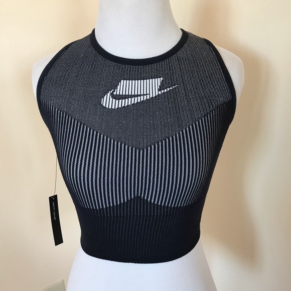 NWT Nike Tech Knit Crop Top - Picture 2 of 7